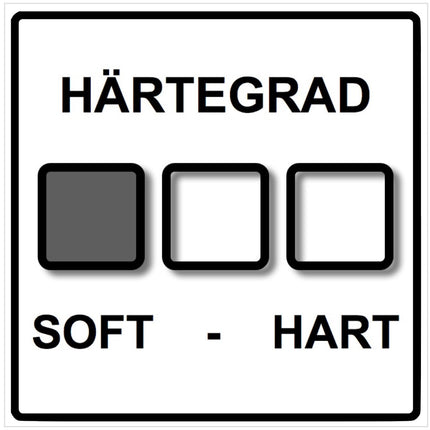 4x Makita soft sanding disc for random orbital sander / grinder 150 mm M8 ( 196684-1 )