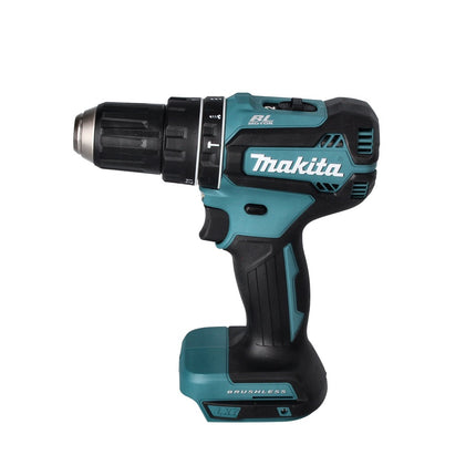 Taladro de percusión sin cable Makita DHP 485 RF1J 18 V 50 Nm sin escobillas + 1x batería recargable 3,0 Ah + cargador + Makpac