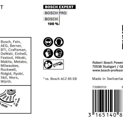 Bosch EXPERT Multi Material ACZ 105 ET segment saw blade Starlock 105 mm 5 pcs. ( 2608664207 ) Carbide