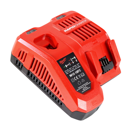 Milwaukee M18 NRG-602 Set de démarrage : 2x Batteries 6,0 Ah / 6000 mAh 18V  + Chargeur (4932451079) (2x 4932451244)