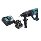 Taladro atornillador a batería Makita DHR 202 RF 18 V 2.0 J SDS Plus + 2 baterías 3.0 Ah + cargador