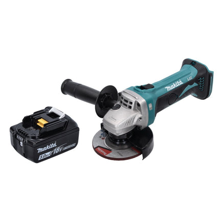 Amoladora angular sin cable Makita DGA 452 T1 18 V 115 mm + 1x batería recargable 5,0 Ah - sin cargador