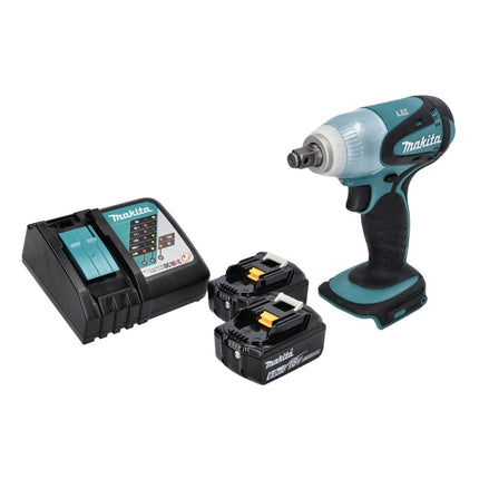 Makita DTW 251 RG cordless impact wrench 18 V 230 Nm 1/2" + 2x rechargeable battery 6.0 Ah + charger