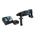 Taladro atornillador a batería Makita DHR 241 RT1 18 V 2.0 J SDS plus + 1x batería 5.0 Ah + cargador