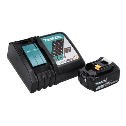 Makita DBN 500 RF1J Clavadora sin cable, 15-50 mm, 18 V + 1x 3.0 Ah Batería + Makpac + Cargador