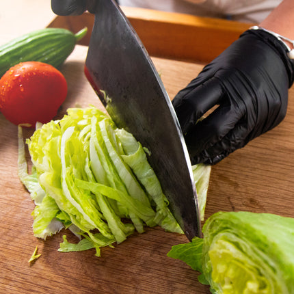 Guantes desechables de nitrilo Negro / Black 100 unidades talla L / Large - no estériles