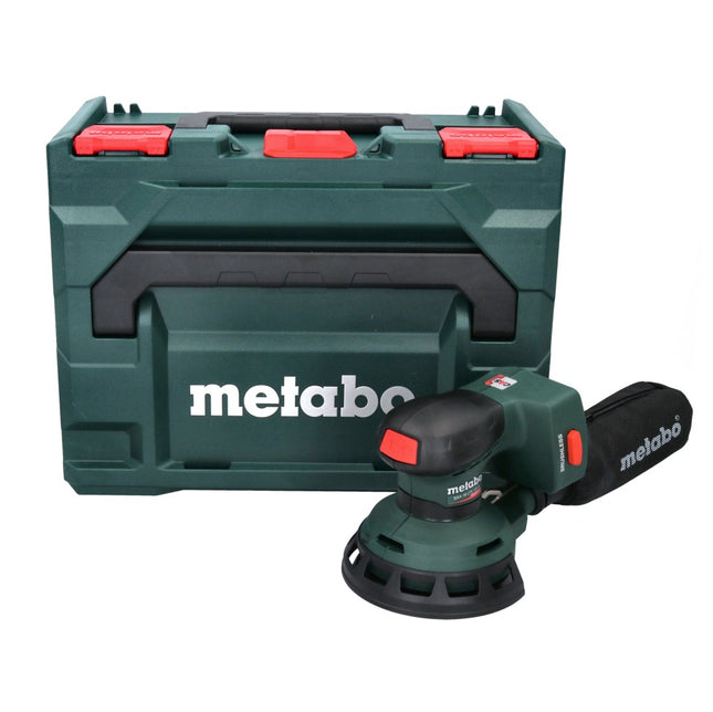 Metabo SXA 18 LTX 125 BL 18 V 125 mm levigatrice orbitale a batteria senza spazzole (600146840) + set metaBOX - senza batteria, senza caricabatterie
