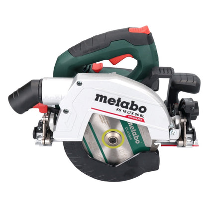 Sierra circular de batería Metabo KS 18 LTX 66 BL 18 V 165 mm (611866660) + 2x batería 5,5 Ah + cargador + metaBOX
