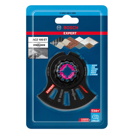 Bosch EXPERT Multi Material ACZ 105 ET segment saw blade Starlock 105 mm 5 pcs. ( 2608664207 ) Carbide