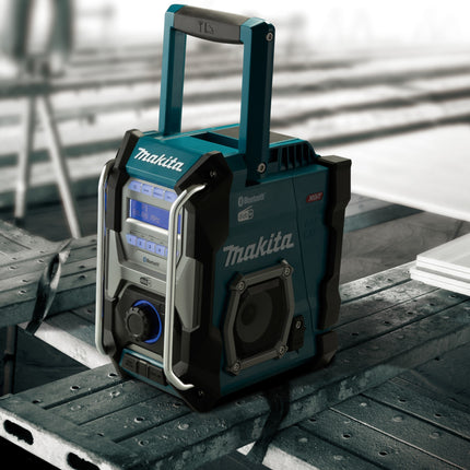 Makita MR 004 GZ Radio budowlane 12 - 40 V DAB, DAB+, FM / AUX, USB, Bluetooth - bez akumulatora, bez ładowarki