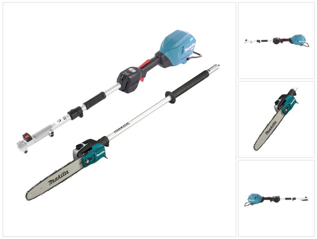 Makita UX 01 GZ Akumulatorowy napęd wielofunkcyjny 40 V maks. XGT Bezszczotkowy + EY 403 MP Przystawka do piły łańcuchowej 30 cm 3/8" 1,1 mm ( 191T38-7 )