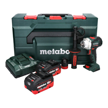 Metabo BS 18 LTX BL Q I Cordless drill driver 18 V 130 Nm brushless ( 602359660 ) + 2x rechargeable battery 5.5 Ah + charger + metaBOX
