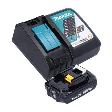 Makita DTM 52 RA1 cordless multifunction tool 18 V Starlock Max Brushless + 1x rechargeable battery 2.0 Ah + charger