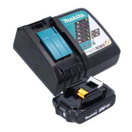 Makita DTM 52 RA1J cordless multifunction tool 18 V Starlock Max Brushless + 1x rechargeable battery 2.0 Ah + charger + Makpac