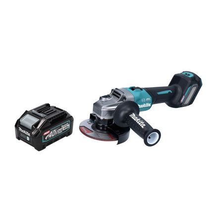 Makita GA 023 GM1 cordless angle grinder 40 V max. 125 mm brushless XGT + 1x rechargeable battery 4.0 Ah - without charger