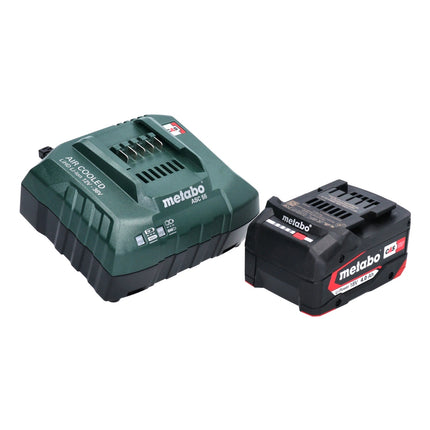 Metabo basic set 1x batería Li-Power 18 V 4,0 Ah CAS Li-Ion ( 625027000 ) + cargador ASC 55 ( 627044000 )
