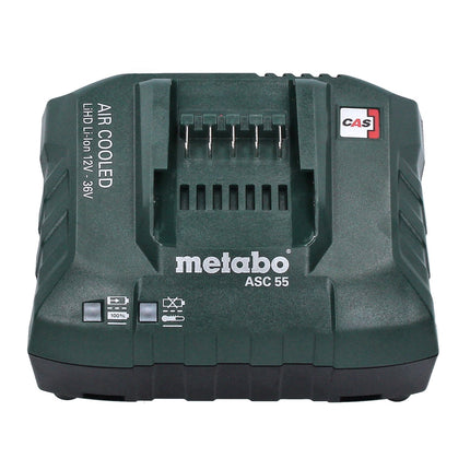 Metabo basic set 1x batería Li-Power 18 V 4,0 Ah CAS Li-Ion ( 625027000 ) + cargador ASC 55 ( 627044000 )