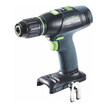 Festool T 18+3 HPC 4.0 I-Set Perceuse-visseuse sans fil 18 V 50 Nm brushless (576989) + 2x Batteries 4,0 Ah + Chargeur + Accessoire excentrique + Accessoire d'angle + Coffret
