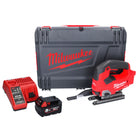 Milwaukee M18 FJS-501X cordless jigsaw 18 V 25 mm stroke brushless + 1x rechargeable battery 5.0 Ah + charger + HD box