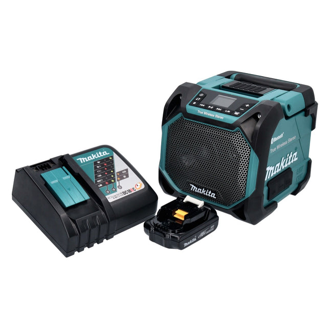 Makita DMR 203 RA1 Bluetooth speaker 12 V 18 V IP64 + 1x rechargeable battery 2.0 Ah + charger