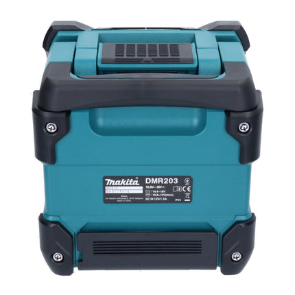 Makita DMR 203 RT Altoparlante Bluetooth 12 V 18 V IP64 + 2x batteria ricaricabile 5,0 Ah + caricabatterie