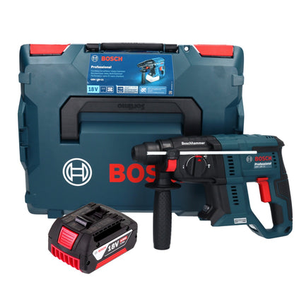 Bosch GBH 18V-21 Professional 18 V 2,0 J Brushless trapano a percussione + 1x batteria 4,0 Ah + L-BOXX - senza caricabatterie