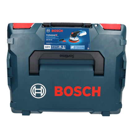 Bosch GEX 18V-125 Lijadora rotorbital profesional sin cable 18 V 125 mm sin escobillas + 1x acumulador ProCORE 4,0 Ah + L-BOXX - sin cargador