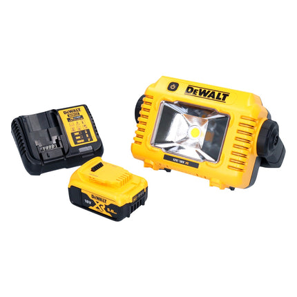 DeWalt DCL 077 P1 Lámpara de trabajo LED recargable 12 V 18 V 2000 lm IP54 + 1x batería recargable 5,0 Ah + cargador