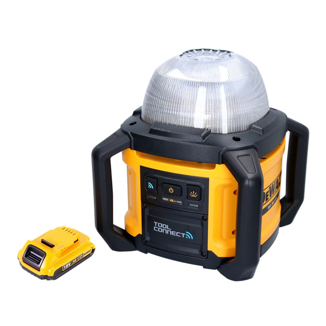 DeWalt DCL 074 Rechargeable construction site floodlight 18 V 5000 lm 4000 Kelvin + 1x rechargeable battery 2.0 Ah - without charger
