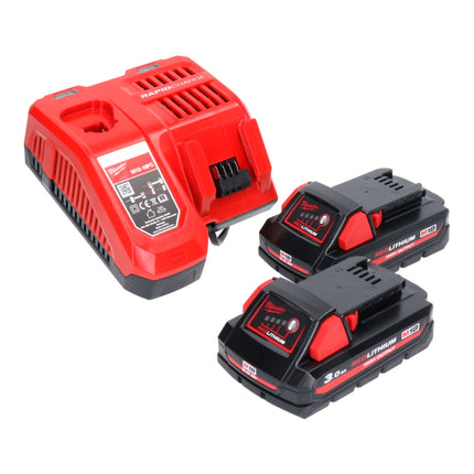 Milwaukee M18 HOAL-302FC Lampe de chantier LED sans fil 4000lm 18V + 2x Batteries 3,0Ah + Chargeur