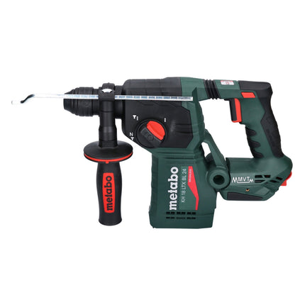 Metabo KH 18 LTX BL 24 cordless hammer drill 18 V 2.2 J SDS Plus Brushless + 5-piece drill and chisel set + metaBOX - without battery, without charger