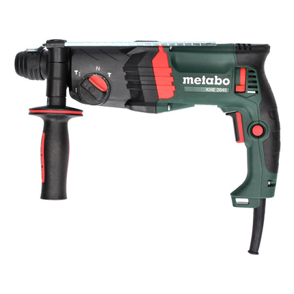 Martillo combinado Metabo KHE 2645 850 W 2,9 J SDS plus + juego de brocas y cinceles de 13 piezas + maletín