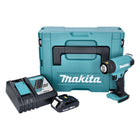 Makita DHG 180 RA1J pistola ad aria calda a batteria 18 V 550 °C + 1x batteria ricaricabile 2,0 Ah + caricabatterie + Makpac