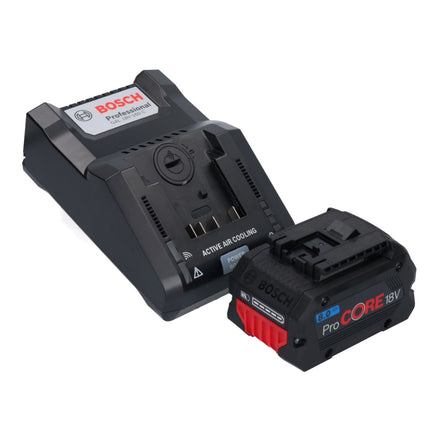 Bosch GCM 18V-216 Professional Scie à onglet sans fil 18 V 216 mm BITURBO brushless + 1x Batterie ProCORE 8,0 Ah + Chargeur
