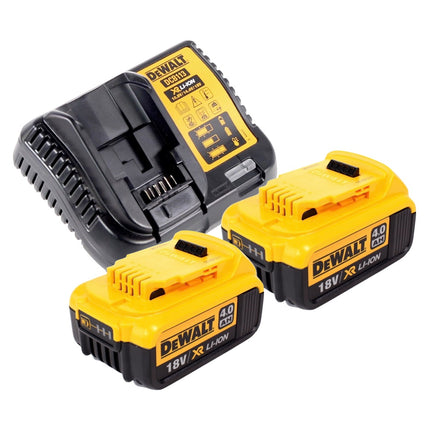 DeWalt DCS 369 M2 Scie sabre sans fil Scie réversible 18 V Brushless + 2x batterie 4,0 Ah + chargeur