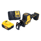 Sega alternativa a batteria DeWalt DCS 369 P1 Sega alternativa a batteria 18 V senza spazzole + 1x batteria 5,0 Ah + caricabatterie