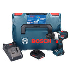 Bosch GSB 18V-150 C Trapano a percussione professionale a batteria 18 V 150 Nm Biturbo Brushless + 1x batteria ricaricabile ProCORE 4,0 Ah + caricabatterie + L-Boxx