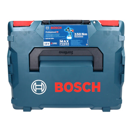 Bosch GSB 18V-150 C Trapano a percussione professionale a batteria 18 V 150 Nm Biturbo Brushless ( 06019J5105 ) + 2x batteria ricaricabile ProCORE 8,0 Ah + caricabatterie + L-Boxx