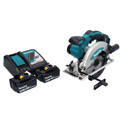 Makita DSS 610 RT cordless circular saw 18 V 165 mm + 2x battery 5,0 Ah + charger