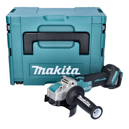 Makita DGA 521 ZX1J Amoladora angular sin cable 18 V 125 mm X-LOCK Brushless + Makpac - sin batería, sin cargador