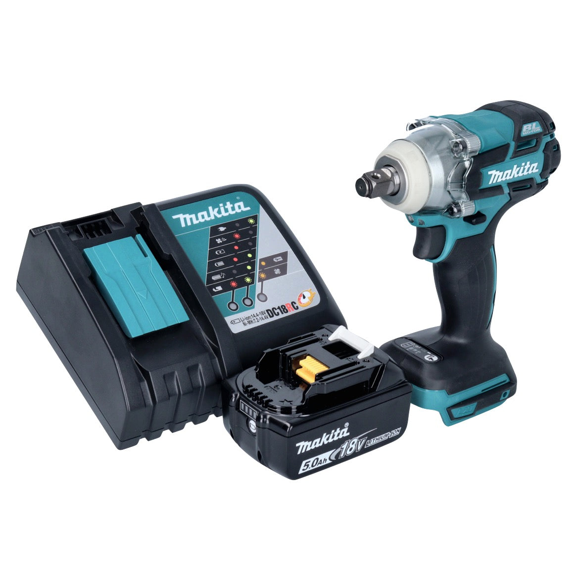 Makita DTW285RT1 Cordless Hammer Drill 280Nm 18V 1/2