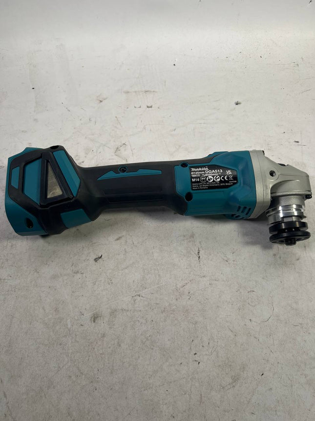 Makita DGA 513 Z Akku Winkelschleifer 18V 125mm Brushless Solo ohne Akku ohne Ladegeraet Gebraucht 1 - toolbrothers