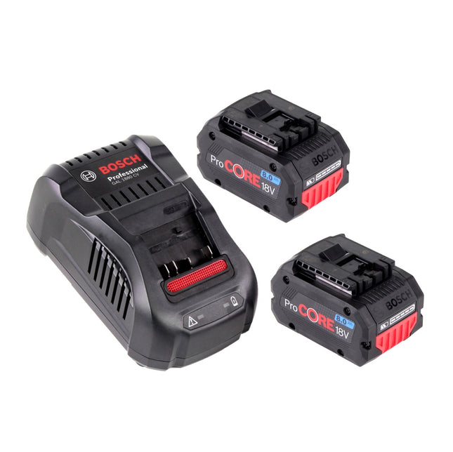 Bosch Starter Set Profesional 18 V 2x batería ProCORE 8,0 Ah + cargador GAL 1880 CV ( 1600A01C4K )