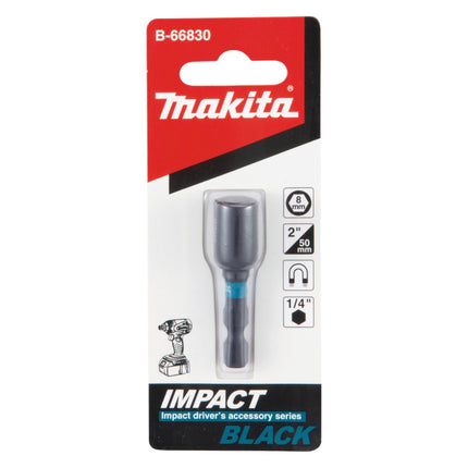 Makita B-66830 Socket spanner SW8 50 mm 1/4" Impact Black