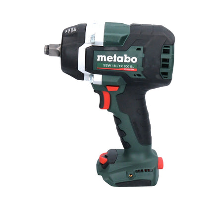 Metabo SSW 18 LTX 800 BL Avvitatore a percussione a batteria 18 V 800 Nm 1/2" ( 602403840 ) Brushless + metaBOX - senza batteria, senza caricabatteria