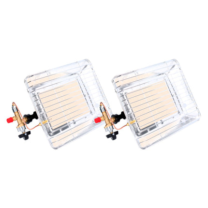 Rothenberger Industrial Gasheizstrahler Eco ohne Piezo Zündung 2 Stk. ( 2x 35984 ) für Propangasflaschen 5 / 11 kg - Toolbrothers