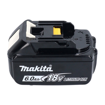 Makita DKP 180 G1J cordless planer 18 V 82 mm + 1x rechargeable battery 6.0 Ah + Makpac - without charger