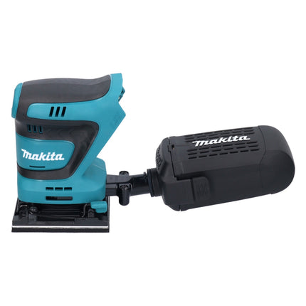 Makita DBO 480 T1J Ponceuse vibrante sans fil 112 x 102mm 18 V + 1x Batterie 5,0 Ah + Coffret - sans chargeur