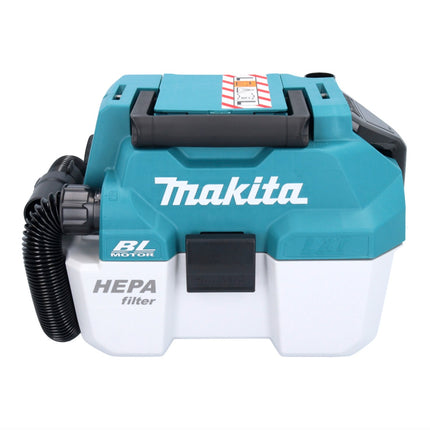 Makita DVC 750 LF1 cordless hoover LXT 18 V 67 mbar 7.5 l brushless + 1x rechargeable battery 3.0 Ah - without charger