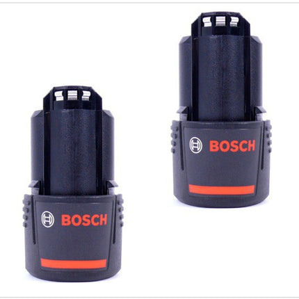 2 x Bosch 10,8V 2 Ah / 2000 mAh Lithium-Ion Professional Akku 2607336879 - Toolbrothers